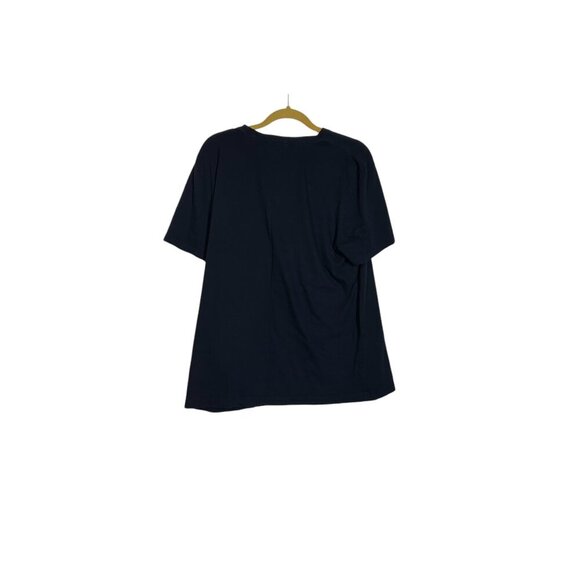 Nautica Short Sleeve Tee Navy Blue Embroidered Logo Size XL - Picture 2 of 4